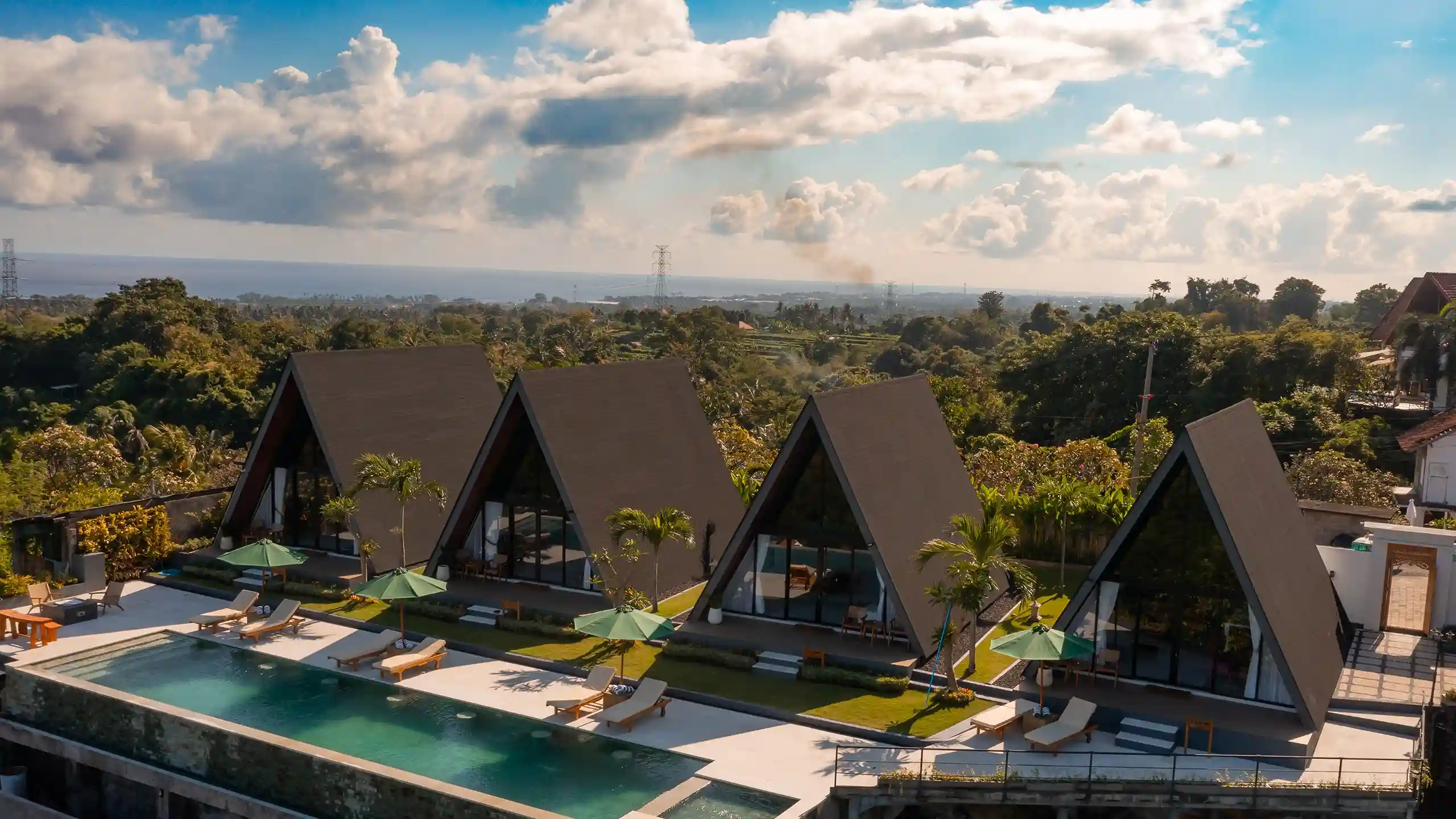 Aerial View Dreamcatcher Villa